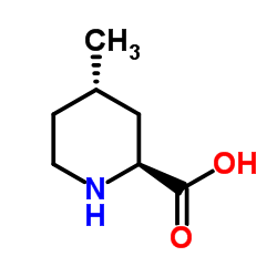 (2S,4S)-4-methylpiperidine-2-carboxylic acid Structure
