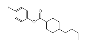 (4-fluorophenyl) 4-butylcyclohexane-1-carboxylate结构式