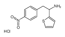 2-(4-nitrophenyl)-1-thiophen-2-ylethanamine,hydrochloride结构式