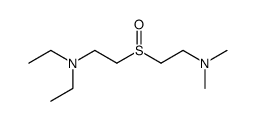 (2-diethylamino-ethyl)-(2-dimethylamino-ethyl)-sulfoxide结构式