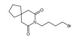 8-(4-Bromobutyl)-8-azaspiro[4.5]decane-7,9-dione structure