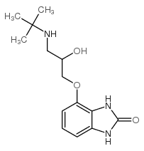 4-(3-叔丁基胺-2-羟基丙氧基)苯并咪唑-2-酮图片