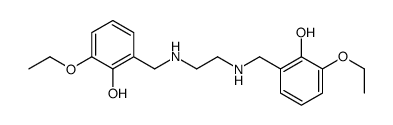 2-ethoxy-6-[[2-[(3-ethoxy-2-hydroxyphenyl)methylamino]ethylamino]methyl]phenol Structure