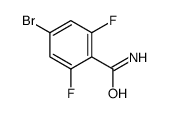 4-bromo-2,6-difluorobenzamide structure