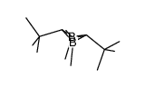 1,3-dimethyl-2,4-di-t-butyl-1,3-diboretene Structure