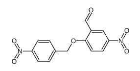 5-Nitro-2-(4-nitrobenzyloxy)benzaldehyd Structure