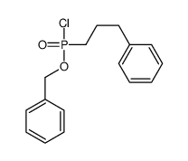 3-[chloro(phenylmethoxy)phosphoryl]propylbenzene Structure
