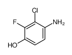 Phenol, 4-amino-3-chloro-2-fluoro结构式