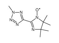 4,4,5,5-tetramethyl-2-(2-methyl-1H-tetrazol-5-yl)-4,5-dihydro-1H-imidazole 1-oxide结构式