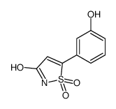 5-(3-hydroxyphenyl)-1,1-dioxo-1,2-thiazol-3-one Structure