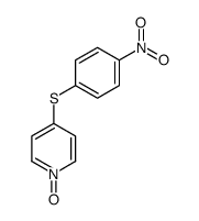 4-(4-nitro-phenylsulfanyl)-pyridine-1-oxide结构式