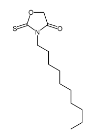 3-decyl-2-sulfanylidene-1,3-oxazolidin-4-one结构式