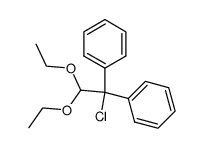 chloro-diphenyl-acetaldehyde diethylacetal Structure