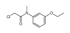 chloro-acetic acid-(N-methyl-m-phenetidide) Structure