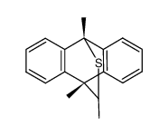 9,10-dihydro-9,10-dimethyl-9,10-(2-methyl-1-thiaethano)anthracene Structure