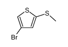 4-Bromo-2-(methylthio)thiophene结构式