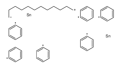 triphenyl(12-triphenylstannyldodecyl)stannane结构式