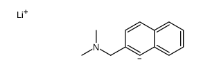 lithium,N,N-dimethyl-1-(1H-naphthalen-1-id-2-yl)methanamine Structure