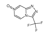 3-(trifluoromethyl)[1,2,4]triazolo[4,3-a]pyrazine 7-oxide结构式