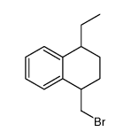 1-(bromomethyl)-4-ethyl-1,2,3,4-tetrahydronaphthalene结构式