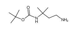 3-N-Boc-3-methylbutane-1,3-diamine结构式