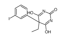 5-ethyl-5-(3-iodophenyl)-1,3-diazinane-2,4,6-trione Structure