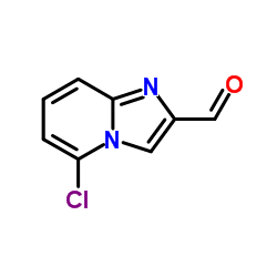 5-氯咪唑并[1,2-a]吡啶-2-甲醛结构式