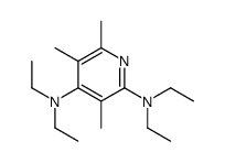 2-N,2-N,4-N,4-N-tetraethyl-3,5,6-trimethylpyridine-2,4-diamine结构式