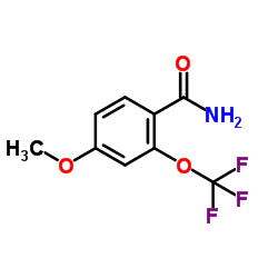 4-Methoxy-2-(trifluoromethoxy)benzamide structure