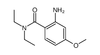 2-amino-N,N-diethyl-4-methoxybenzamide结构式