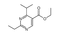 Ethyl 2-ethyl-4-isopropyl-5-pyrimidinecarboxylate Structure