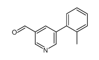 5-(2-METHYLPHENYL)NICOTINALDEHYDE结构式