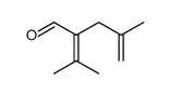 4-methyl-2-propan-2-ylidenepent-4-enal结构式