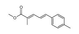 (2E,4E)-2-Methyl-5-p-tolyl-penta-2,4-dienoic acid methyl ester Structure