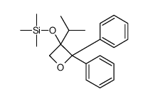(2,2-diphenyl-3-propan-2-yloxetan-3-yl)oxy-trimethylsilane Structure