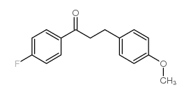 4'-FLUORO-3-(4-METHOXYPHENYL)PROPIOPHENONE Structure