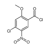 Benzoyl chloride, 4-chloro-2-methoxy-5-nitro结构式
