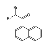 Ethanone, 2,2-dibromo-1-(1-naphthalenyl) Structure