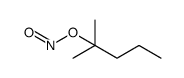 Nitrous acid, 1,1-dimethylbutyl ester结构式