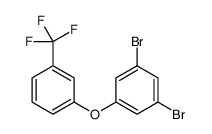 1,3-dibromo-5-[3-(trifluoromethyl)phenoxy]benzene结构式