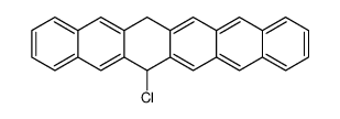 6-chloro-6,15-dihydrohexacene结构式