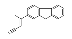 3-(9H-fluoren-2-yl)but-2-enenitrile Structure