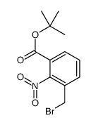 tert-butyl 3-(bromomethyl)-2-nitrobenzoate结构式