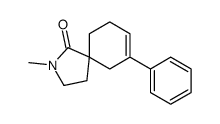 2-methyl-7-phenyl-2-azaspiro[4.5]dec-7-en-1-one Structure