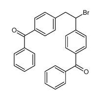 [4-[2-(4-benzoylphenyl)-2-bromoethyl]phenyl]-phenylmethanone Structure