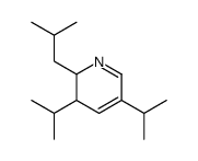 2,3-DIHYDRO-3,5-BIS(1-METHYLETHYL)-2-(2-METHYLPROPYL)PYRIDINE Structure