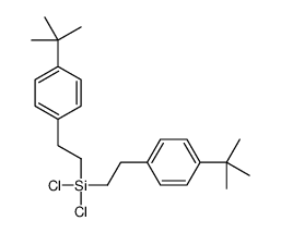 bis[2-(4-tert-butylphenyl)ethyl]-dichlorosilane Structure