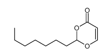 2-heptyl-1,3-dioxin-4-one结构式