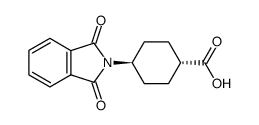 (1R,4R)-4-(1,3-dioxo-2,3-dihydro- 1H-isoindol-2-yl)cyclohexane-1-carboxylic acid Structure