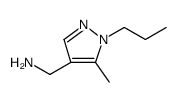 1H-Pyrazole-4-methanamine, 5-methyl-1-propyl结构式